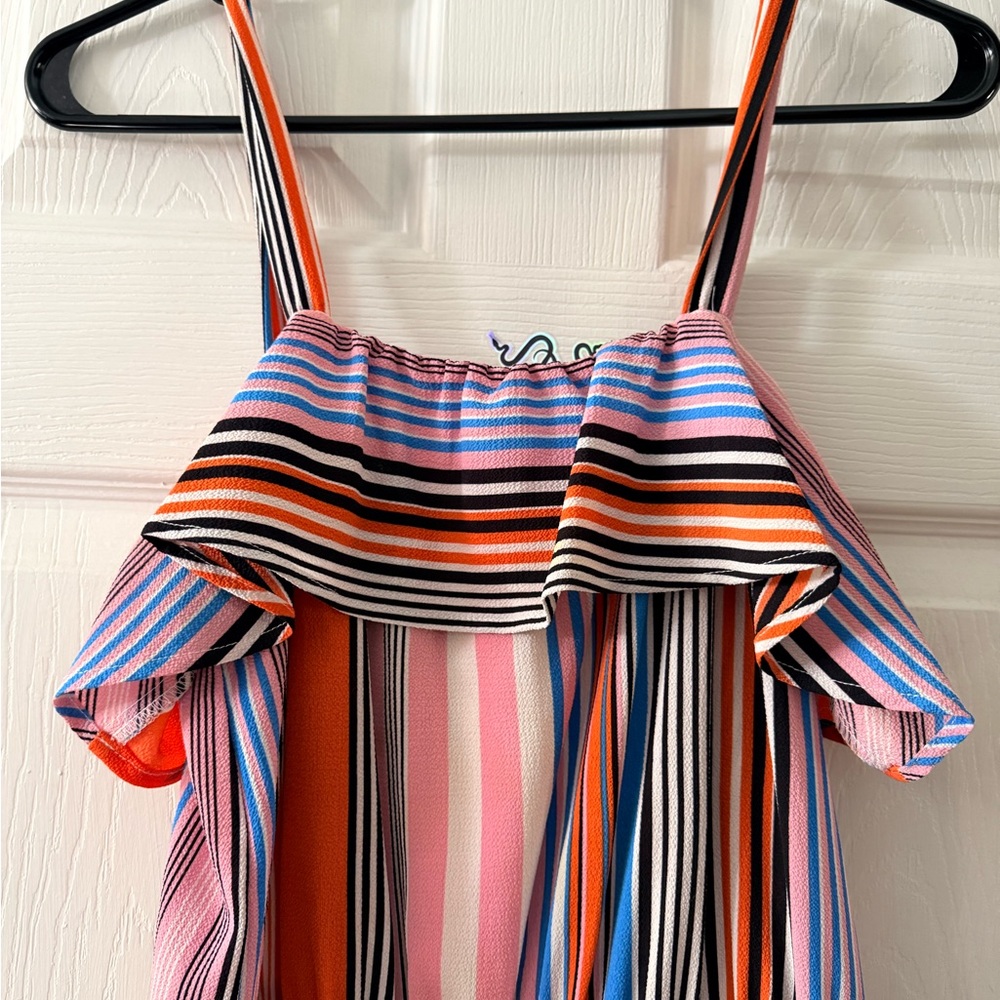 Colorful Striped Romper - Picture 2 of 5